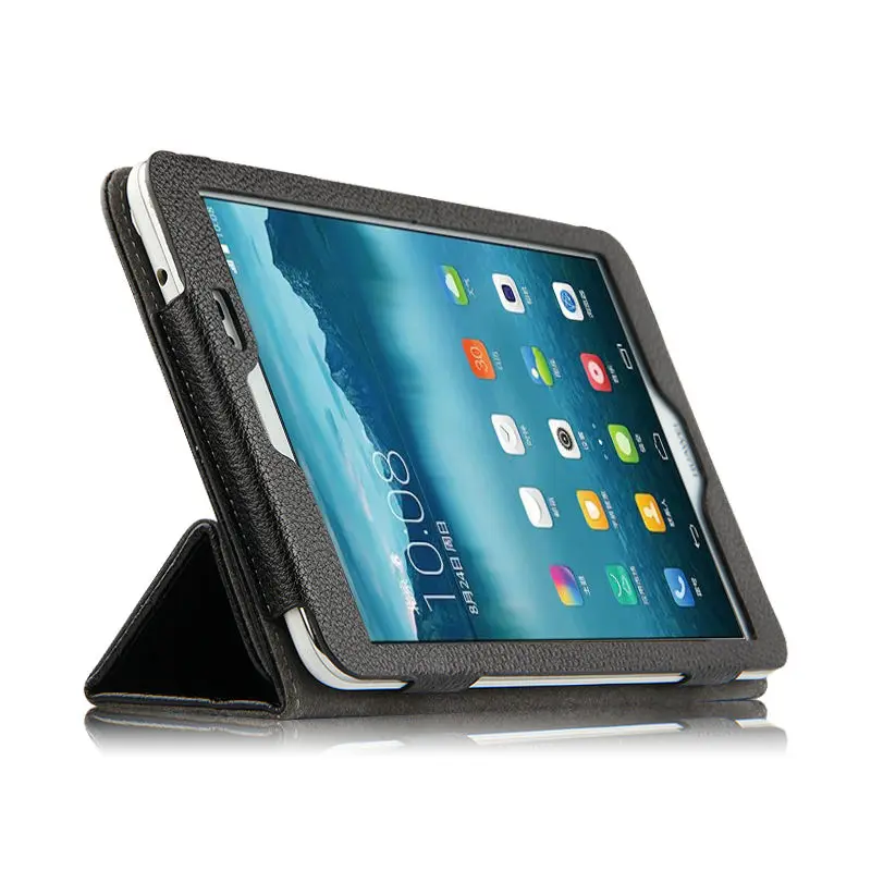 Чехол из воловьей кожи для Huawei MediaPad T1 8 0 настоящий защитный смарт чехол кожаный