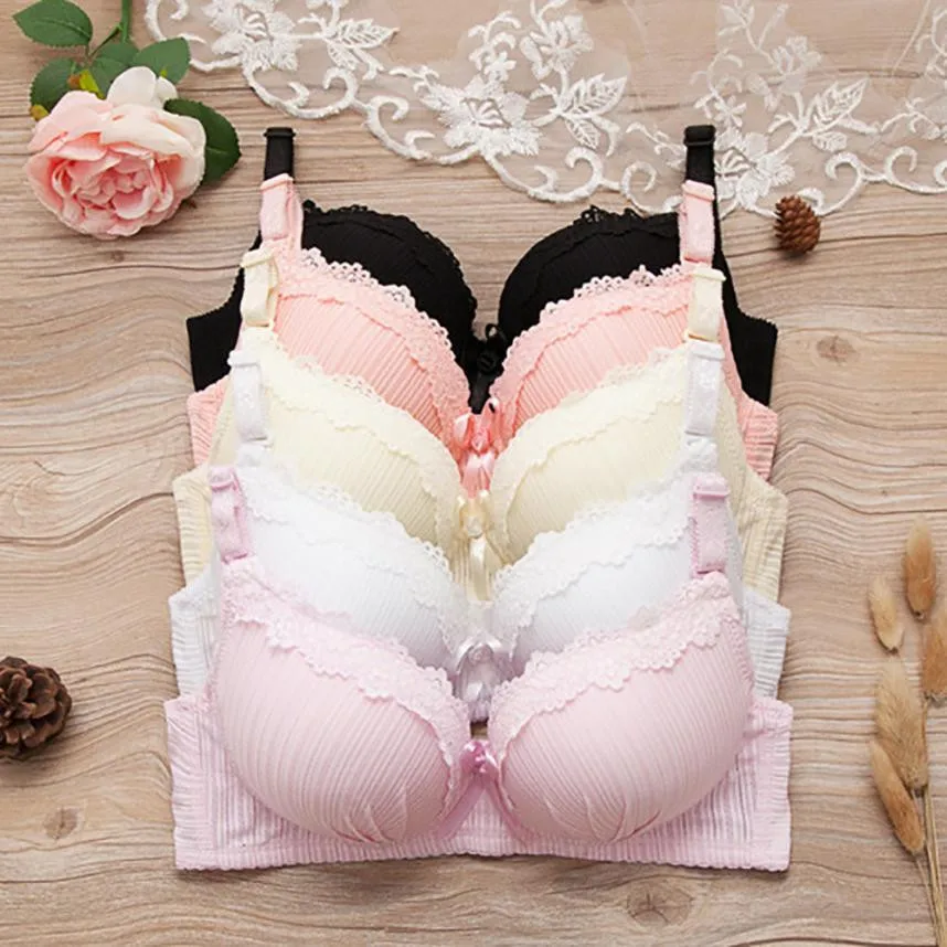 

2018 Hot Sale High Quality Fashion Women Sexy Lace Push Up Bras Tank Cami Crop Underwear Gift