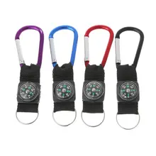 Открытый спортивный брелок компас для кемпинга альпинистский походный Карабин брелок инструмент