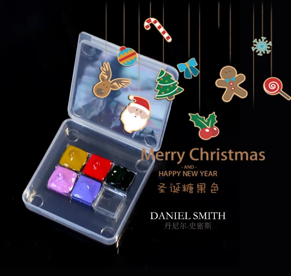 

Master Daniel Smith Detailed Watercolor Maya 0.5ml 6 Colors Dispensing Plate Packing Paint Art Supplies Quarela Water Color