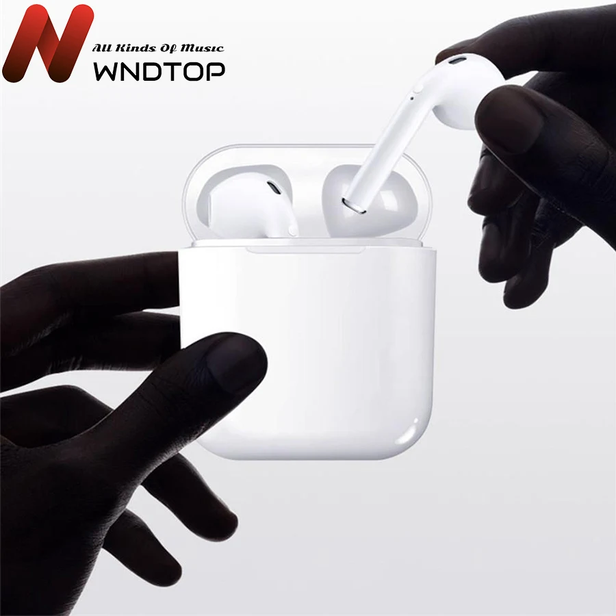 

Original Headphones For iphone X Xiaomi All Smart Phone airpods Wireless Bluetooth Earphone Earbud Headset With Charging Box Mic