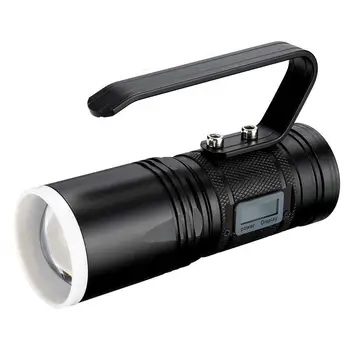 

SkyWolfEye Rechargeable XPE LED Flashlight Telescopic Focusing Torch Light