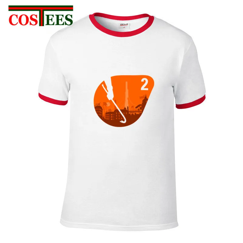 Camiseta hombre 2018 vestido verano Мужская футболка с логотипом Half Life half life 2 homme