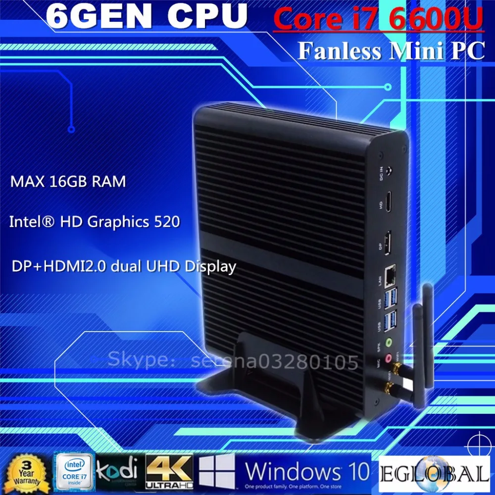Lowest Price Eglobal 6Gen Skylake Core i7 6600U 6500U in Mini PC Intel HD Graphics520 Max 3.1GHz Micro Computer HTPC Windows Linux 300M WIFI Lowest Price Eglobal 6Gen Skylake Core i7 6600U 6500U in Mini PC Intel HD Graphics520 Max 3.1GHz Micro Computer HTPC Windows Linux 300M WIFI