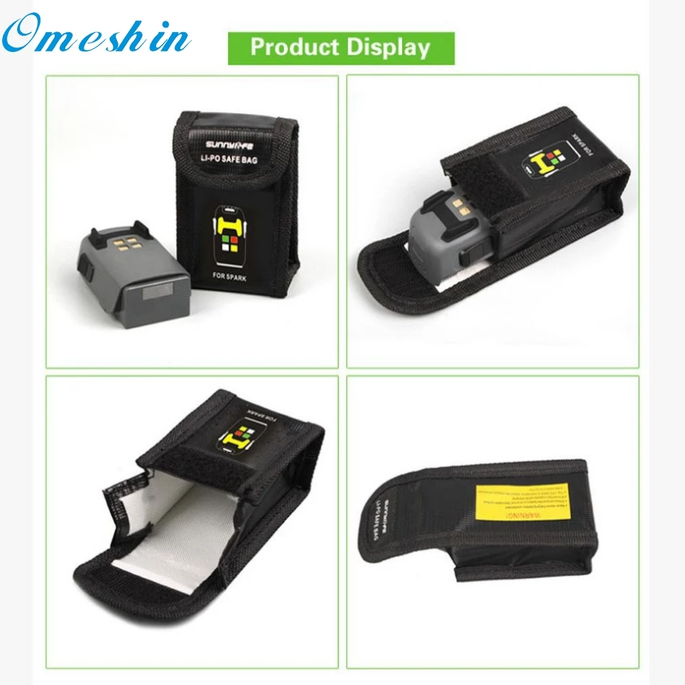 

Drone backpack color 1PCS Intelligent Flight Battery & Spark Battery explosion-proof Safe Bag For DJI Spark Drone P30 DB16