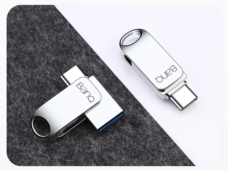 BanQ C61 USB Flash Drive 32 GB OTG USB металла 3,0 флеш-накопитель 64 Гб Тип C высокой Скорость флешки компактный флеш-накопитель Memory Stick 16 GB