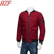 2017 Winter jackets men Outerwear warm overcoat parka cotton padded jacket coat men Thick cotton Parka Plus size