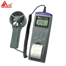 AZ-9871 скорость воздуха, влажность, температура, поток воздуха