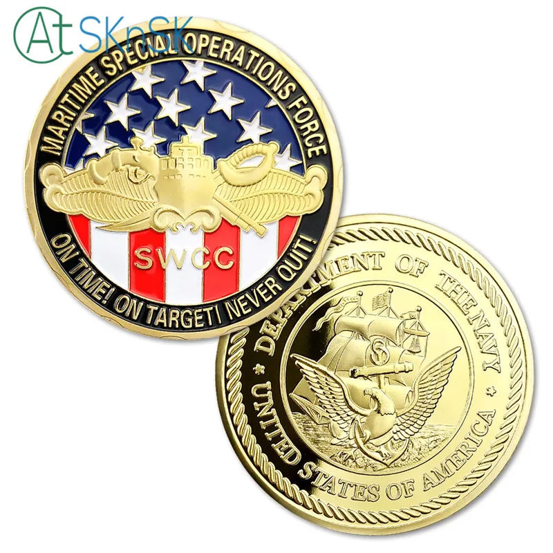 

1/3/5/10pcs USN SWCC Coin Maritime Special Operations Force Commemorative Challenge Coin Commemorative Navy Coins collectibles