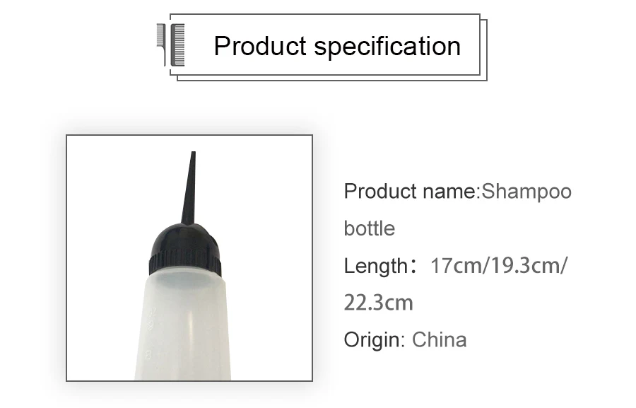 120 мл/160 мл/260 мл контейнер для лосьона для волос парикмахерская для мытья волос многоразовая бутылка для шампуня инструмент для чистки парикмахерских A15