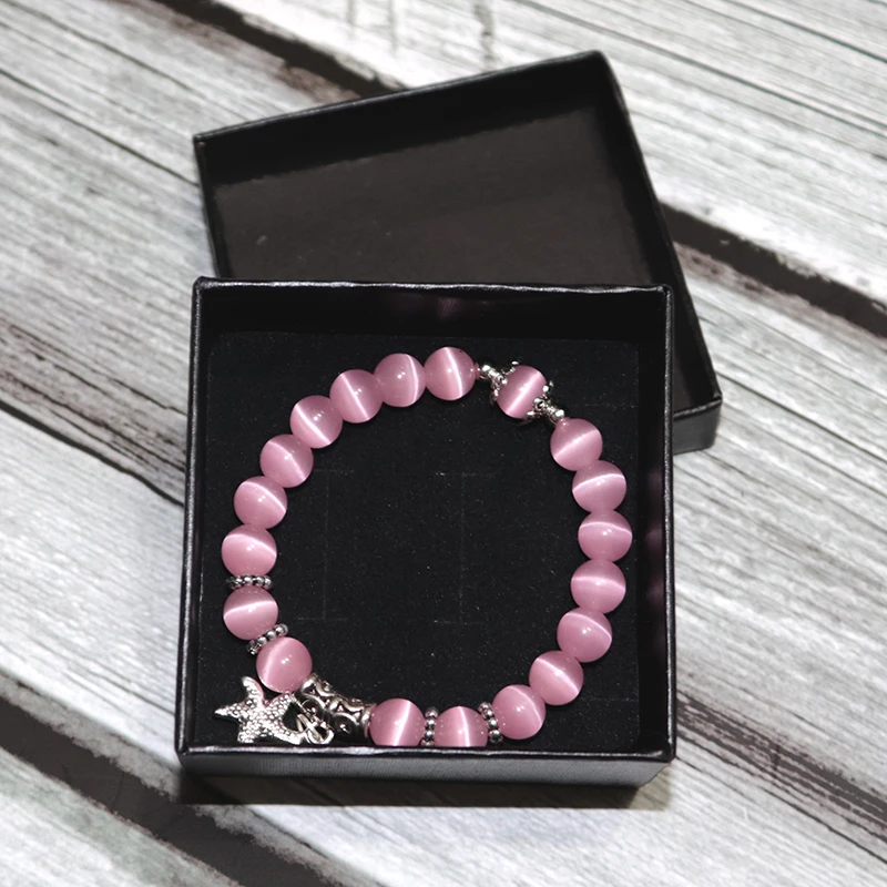 

Bohemian Natural Opal Bracelet For Women Girl 5 Colors Moonstone Charm Braslet Accesorios Mujer Present For Femme Kids Joyas