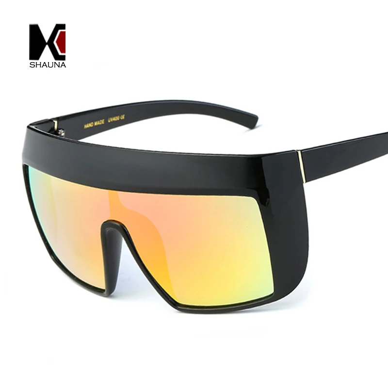 Buy SHAUNA Square 9 Colors Popular Oversized Integrated Lens Women Goggle
