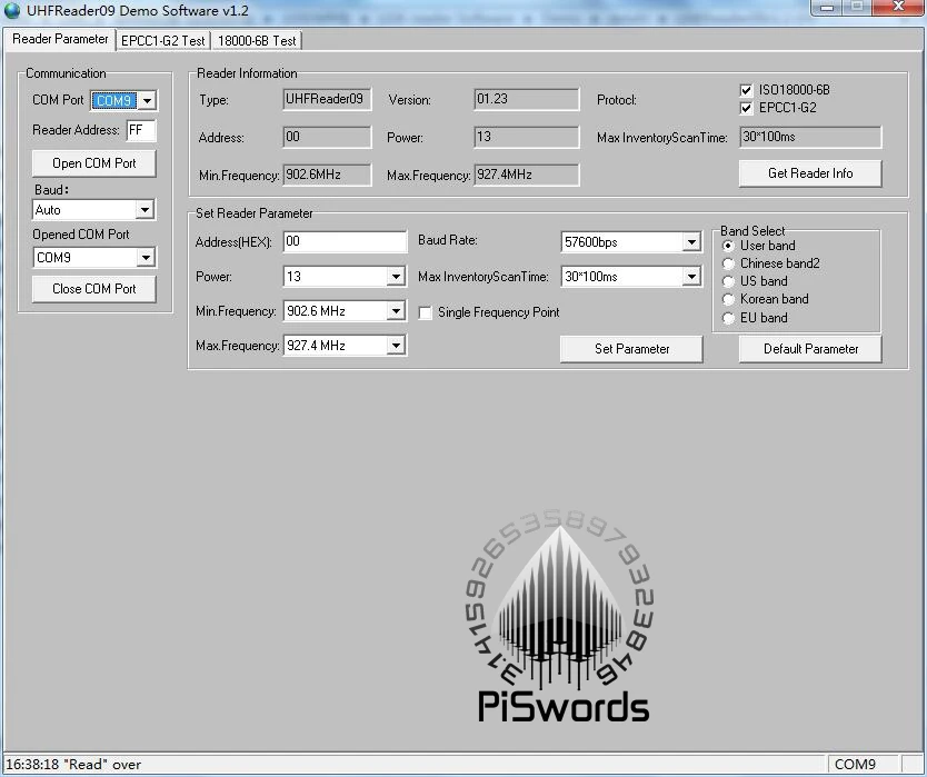 ISO18000 860 МГц ~ 960 UHF RFID ISO 18000 6C 6B считыватель записей для копировальный аппарат cloner EPC