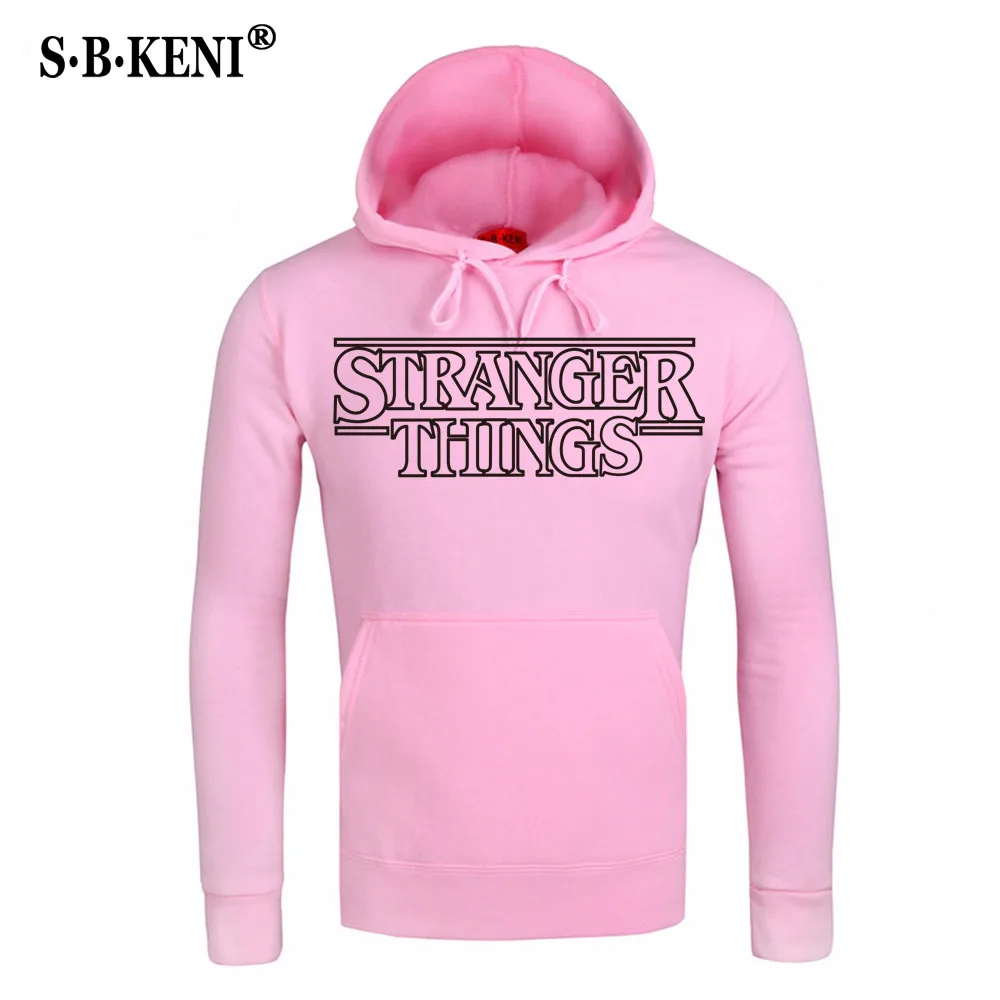 New Stranger Things Hoodies Men Women Letters Print Autumn Harajuku Hip Hop Sweatshirt Man Fashion Autumn Winter Fleece Jumper