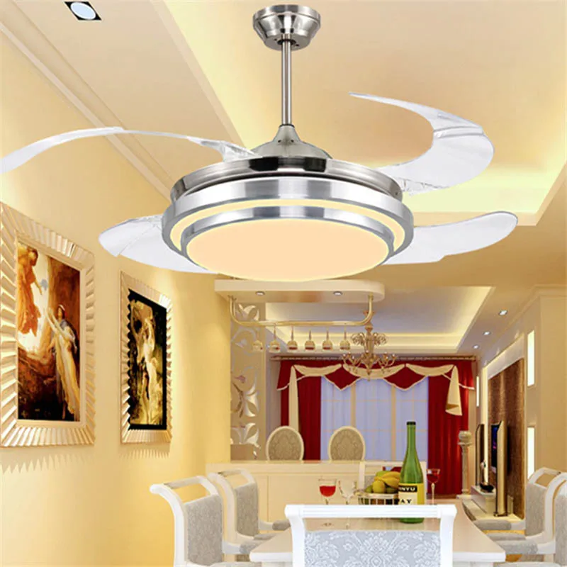 110v/220v 42inch Living Room Modern White Fan Ceiling ...