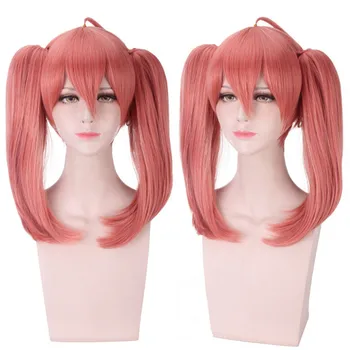 

02 ZERO TWO Darling in the FRANXX CODE 390 MIKU Wig Cosplay Costumes Women Ponytails Synthetic Hair Halloween Party Wigs