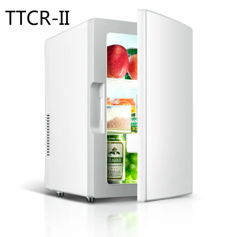 

Mini Car Refrigerator 12V 220V 18L Auto Travel Refrigerator abs Home Cooler Freezer Warm Portable Multi-Function Anti-rotten