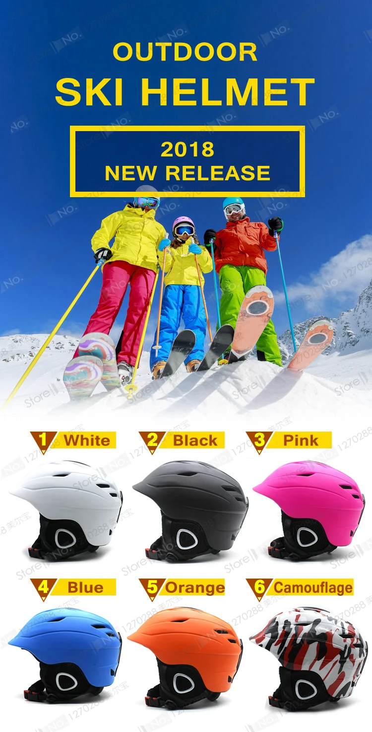 Брендовые теплые плюшевые мужские/женские лыжные шлемы, Набор очков/маски, 2 подарка, Зимний шлем для сноуборда, снегохода, сани, мото Спортивная безопасность