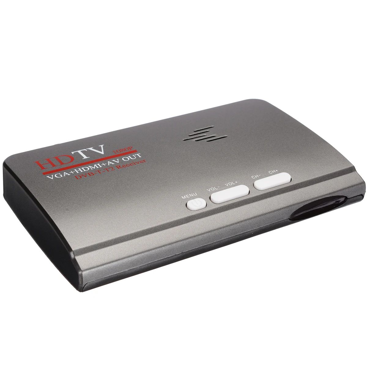 Mewest 1 шт. HD 1080P с VGA версией DVB-T/T2 ТВ коробка черный AV CVBS цифровой приемник дистанционное управление 15x14x5 см Mayitr