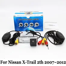 Автомобиль Проводной Или Беспроводной Резервная Камера Для Nissan X-Trail X Trail, pdf 2007 ~ 2012/RCA AUX HD CCD Ночного Видения/Камера Заднего вида
