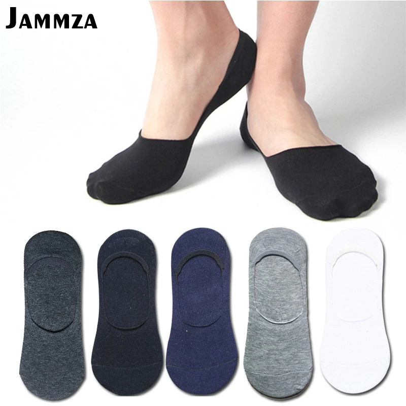 

Mens Summer New Cotton Invisible Socks Cheapest High Quality Black Low Cut Ankle Socks Loafer White no show socks male soks