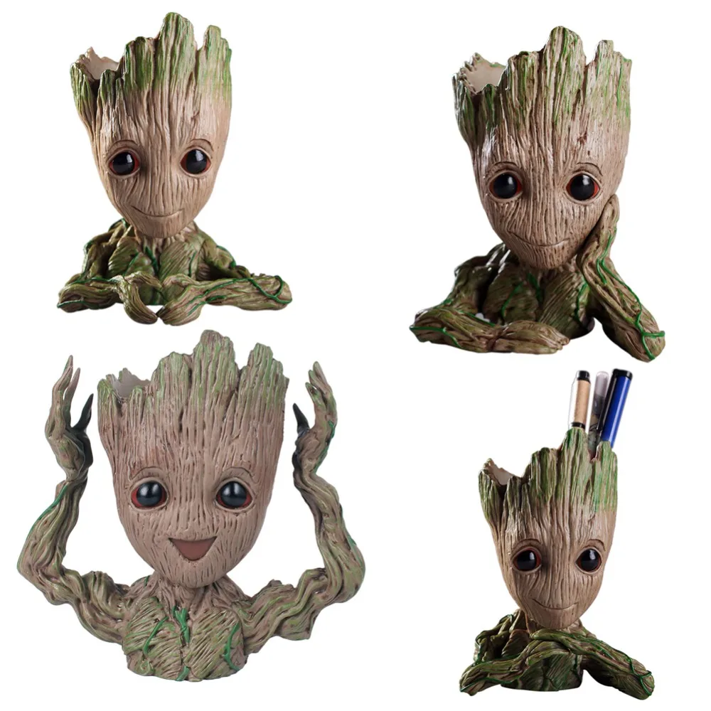 Baby Groot Flowerpot Flower Pot Planter Action Figures Tree Man Cute Model Toy Pen Pot Garden Flower Planter Pot Baby Groot Flowerpot Flower Pot Planter Action Figures Tree Man Cute Model Toy Pen Pot Garden Flower Planter Pot