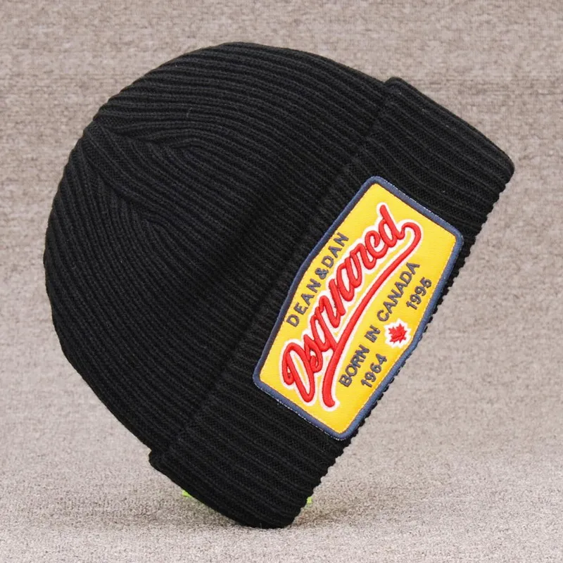 DSQICOND2 брендовая зимняя вязаная Skullies шапочки шляпа для мужчин женщин DSQ шапки бэги