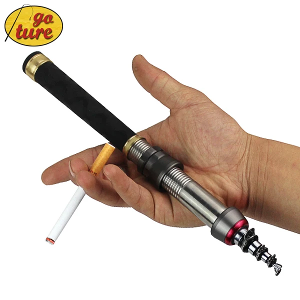 Goture High Carbon Saltwater Telescopic Fishing Rod Superhard Ultra Light 1.5-2.4M Spinning Pole | Спорт и развлечения