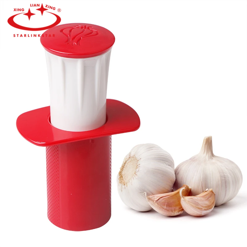 Starlinkstar 1Pc Plastic garlic masher Easy Using Plastic Garlic Press