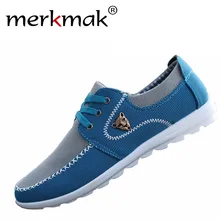 Merkmak Summer Men Shoes Trend Canvas Shoes Male Casual Shoes Men s Low Board Outwear Flats