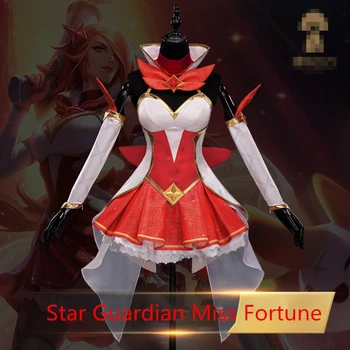

LOL Cosplay Star Guardian Miss Fortune Cosplay Costume Halloween Uniform Birthday Party Female Costume Dress