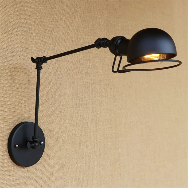  loft E27 wall lamp mechanical arm france Jielde wall lamp reminisced retractable double vintage Wal - 32855743076