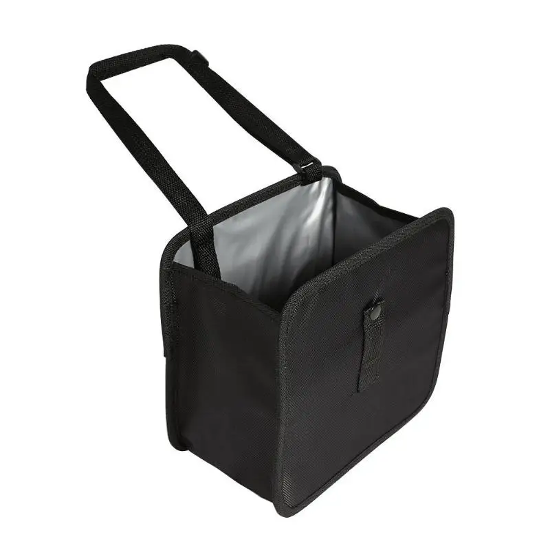 Universal Car Trash Can Seat Back Hanging Multifunctional Storage Bag Organizer Garbage Rubbish Bin Auto Tidying Accessories