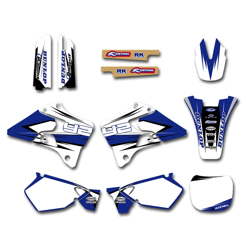 Наклейка для Yamaha YZ125 YZ250 YZ 125 250 1996 1998 2000 2001 грязевые наклейки велосипеда Лидер