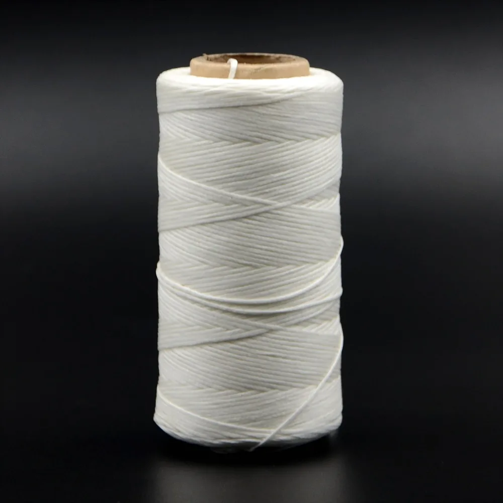 

1pc White Cord Waxed Thread Wax Diy Bracelet Jewelry 260 meter/Spool Leathercraft Nylon waxing