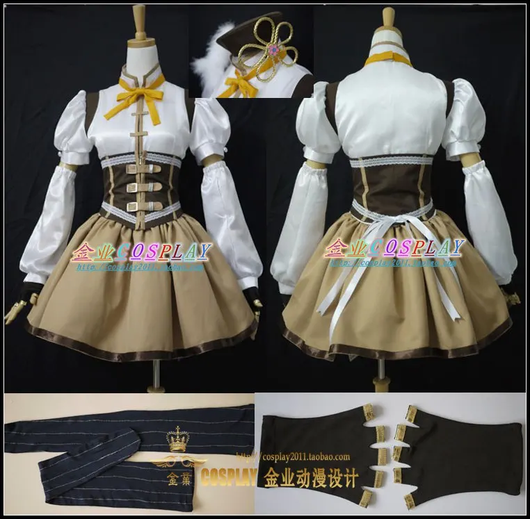 Puella Magi Madoka Magica Tomoe Mami костюм для косплея Полный Комплект носков включает 11 |