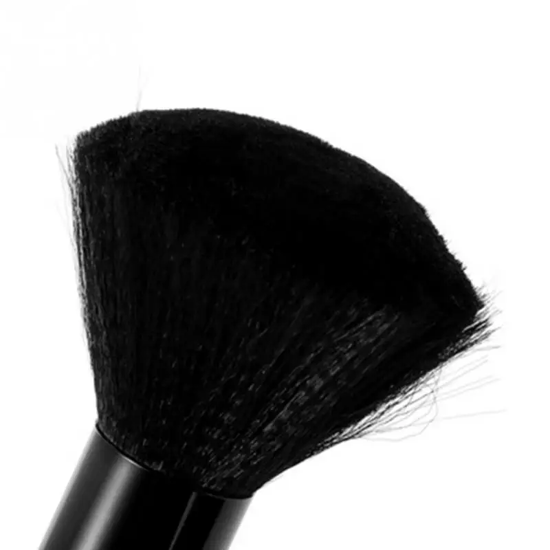 Мягкая черная кисточка для лица из волос парикмахера инструмент очистки салонов