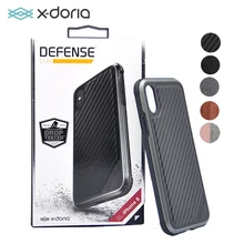 X-doria Defense Lux чехол для Apple iPhone X военный класс падение протестирован, ТПУ и алюминий Премиум Защитный чехол 4 цвета