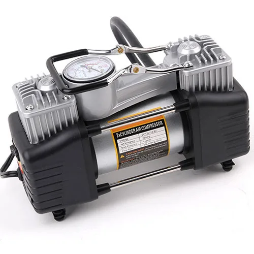 Automobile Double Cylinder Inflation Pump 12v Air Compressor High Pressure Car Tire Pump Vehicle Pumping Machine car accessories