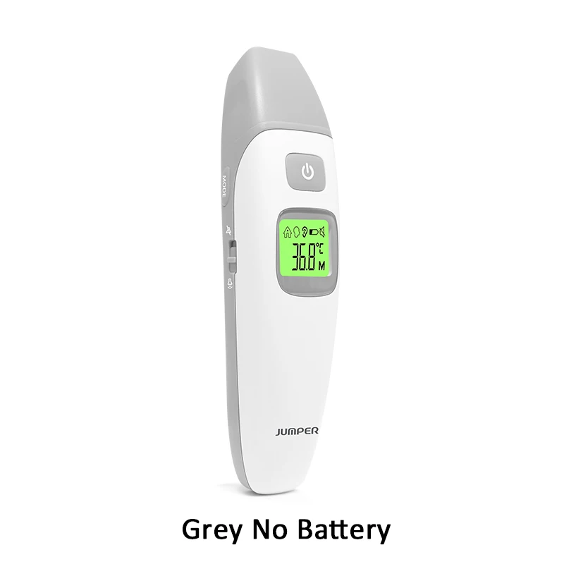 Grey no battery Термометр цифровой инфракрасный ИК lcd детский лоб и ухо Бесконтактный взрослый уход за телом измерение температуры Termometro ребенок и взрослый - Цвет: Grey no battery