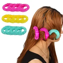 8 Новое поступление пончики вьющиеся волосы кудри ролика волосы Инструменты для укладки волос Женские аксессуары для волос случайный цвет уход за волосами