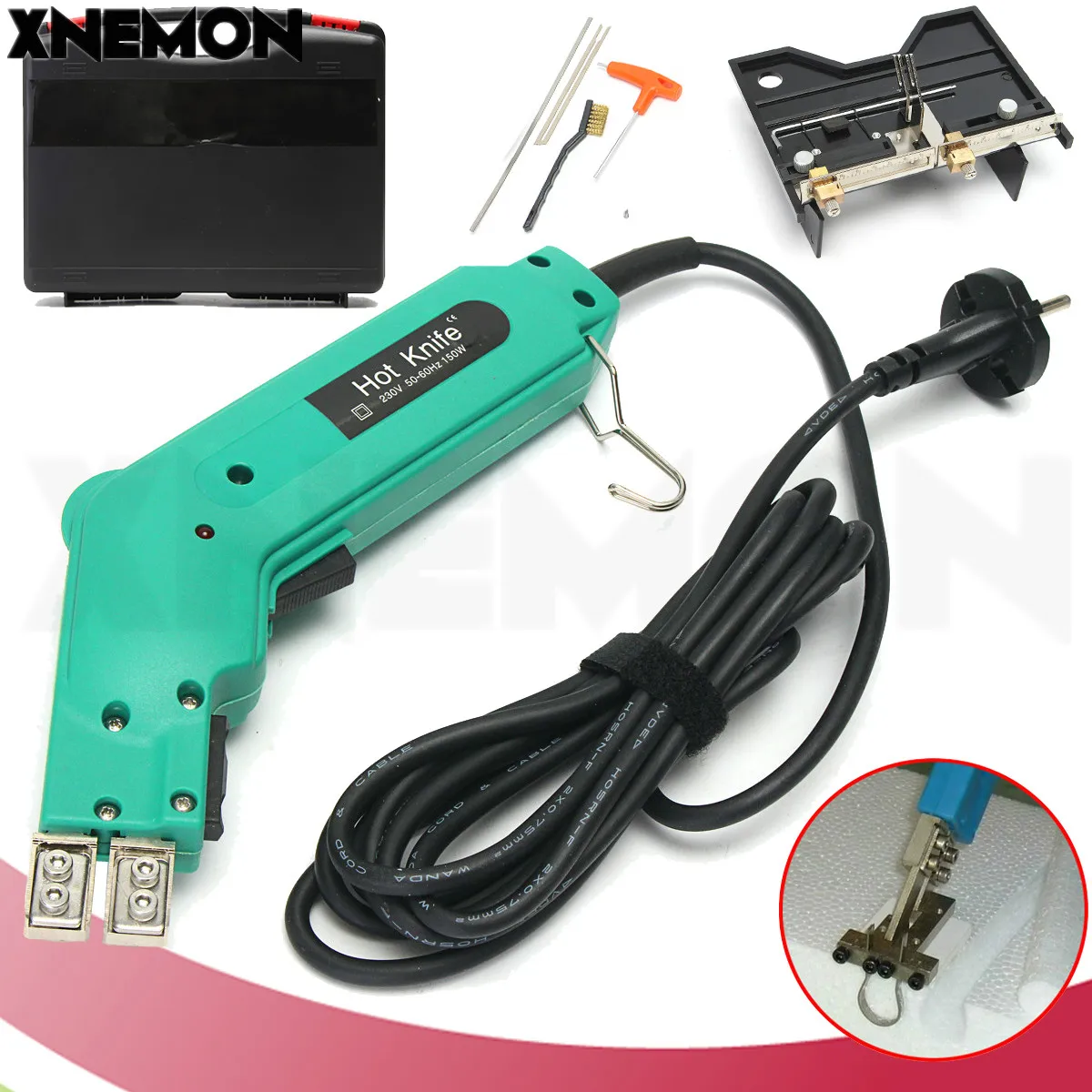 XNEMON Groove Electric Hot Knife Foam Cutter Hot Wire Styrofoam Craft