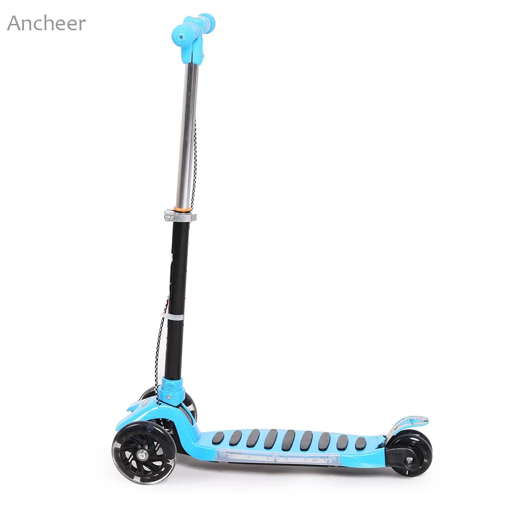 New Aluminium Alloy scooter board adjustable skateboard Kids Mini 3 Wheel Slider Motion Drifter Long Driving Push Scooter