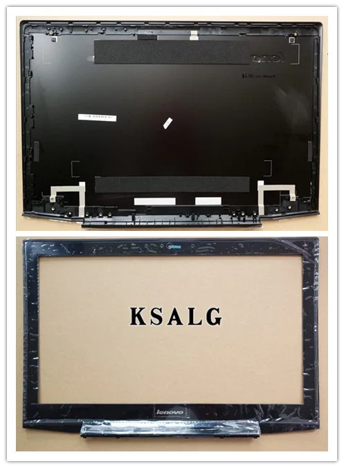 Для lenovo Y50 Y50-70 15,6 ЖК верхняя задняя крышка+ БЕЗЕЛЬ без сенсорных петель набор AM14R000400 AM14R000900 - Цвет: A and B shell