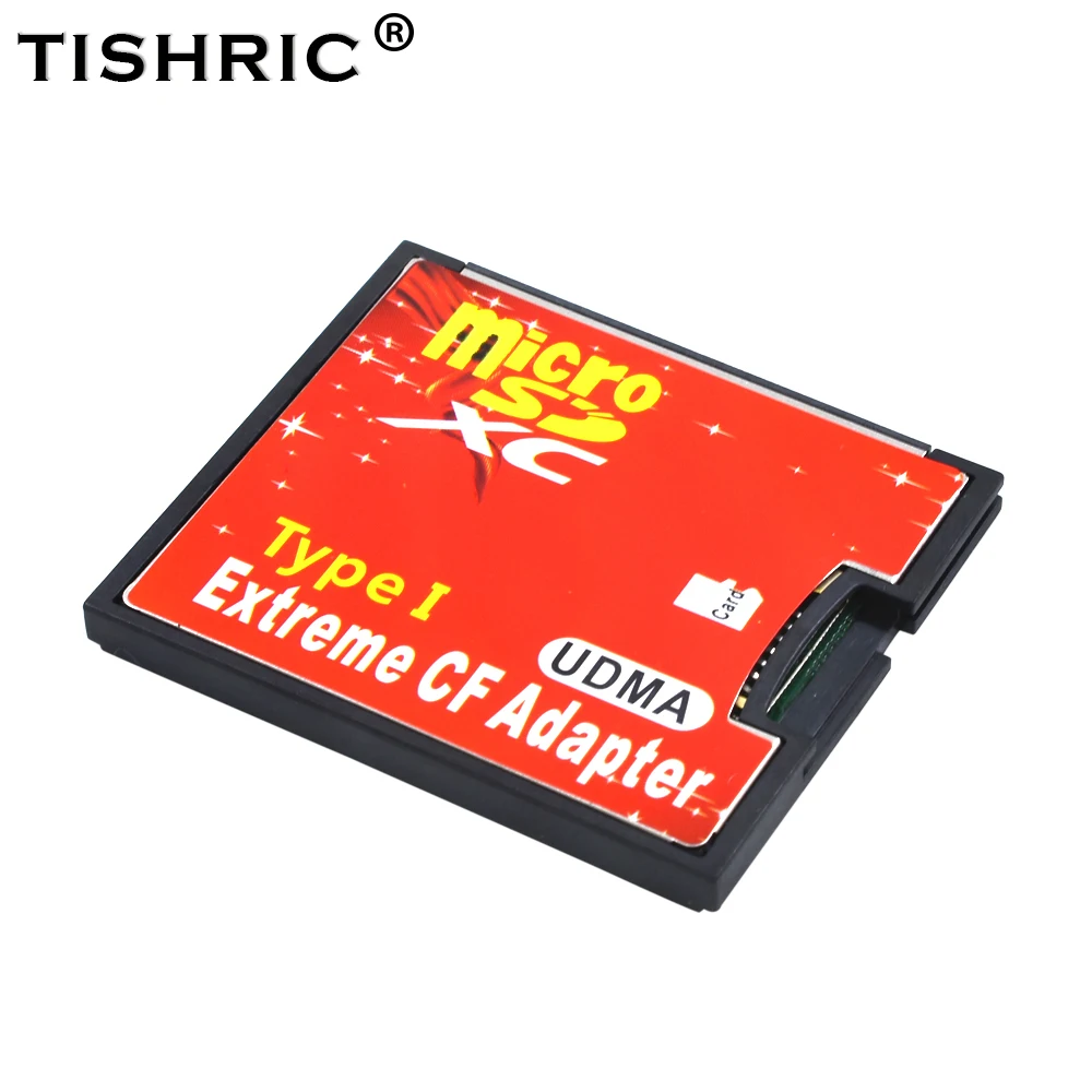 TISHRIC Micro SD TF адаптер CF карта для MicroSD/HC для компактной вспышки тип I считыватель карт памяти конвертер для камеры