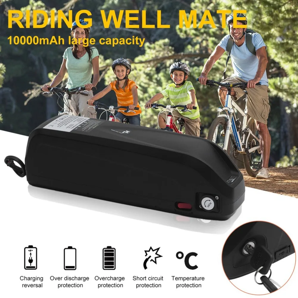 

48V 10AH 480Wh Stable Lithium Battery Li-ion Battery Replacement For Electric Bicycle E-Bike Bicycles Mountain Bikes EU Plug