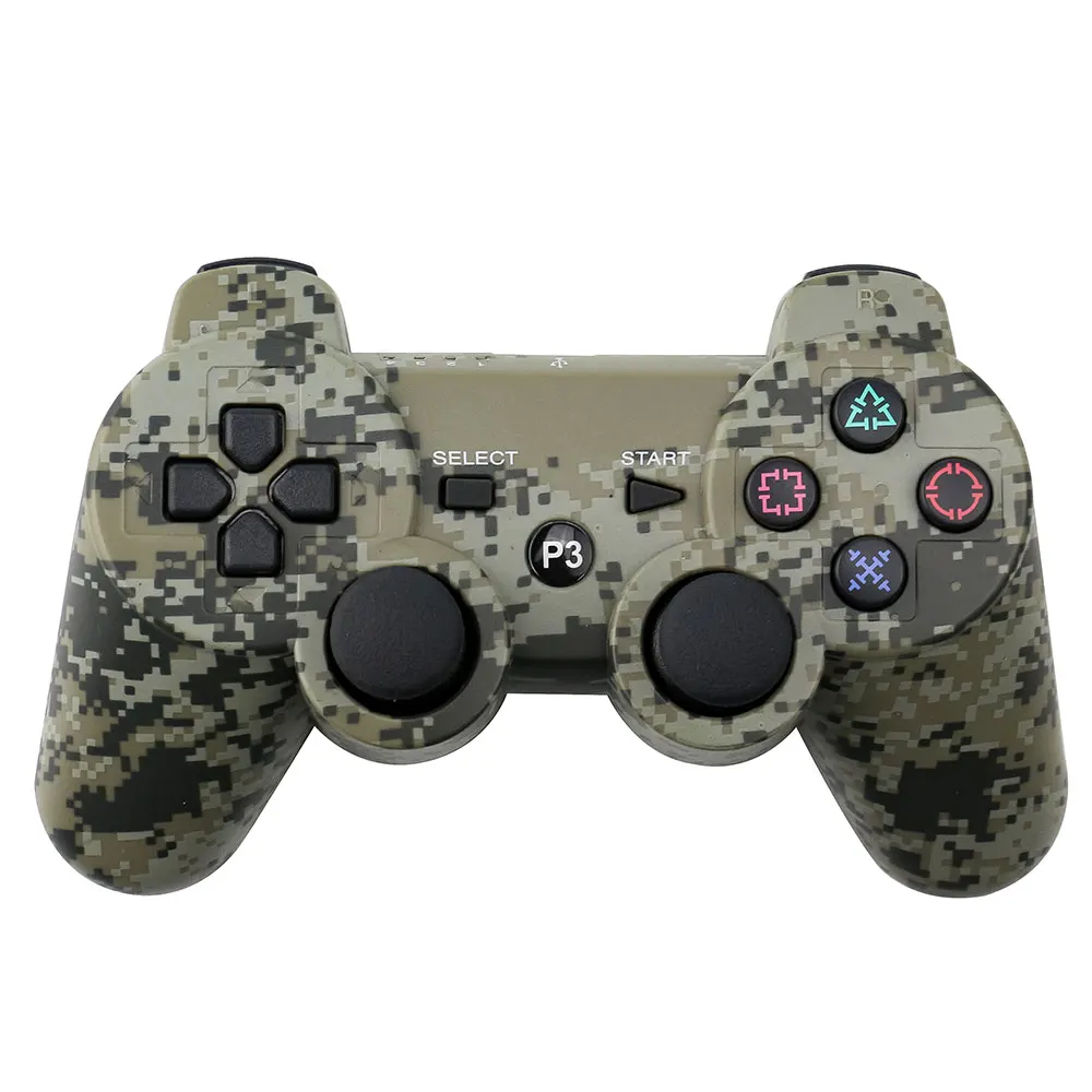 Беспроводной Bluetooth геймпад для PS3 контроллер Playstation 3 dualshock игровой джойстик play station 3 консоли - Цвет: Зеленый