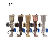 5 цветов латунный автоматический вентиляционный клапан " DN25 С Наружной Резьбой Прямой выпускной клапан для солнечного водонагревателя водоотделитель