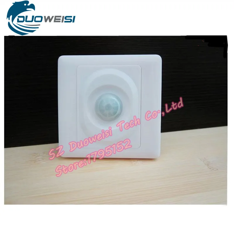 Infrared IR Body Motion Sensor Auto Wall Mount Control Led