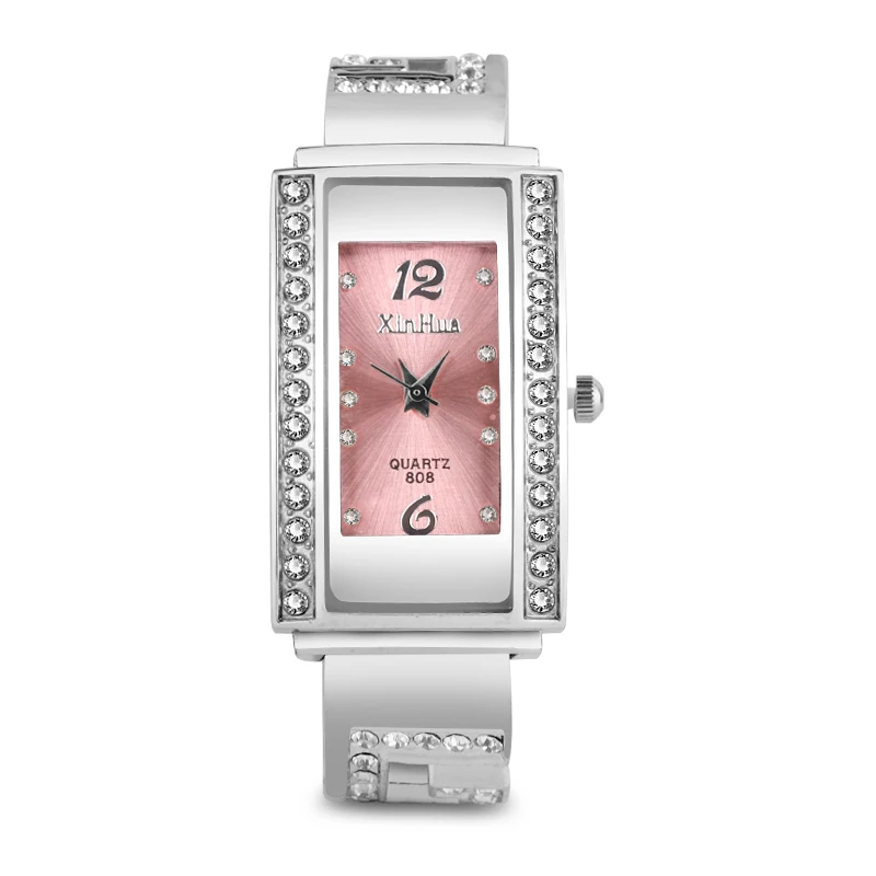 Relógio Bracelete de Diamantes de Luxo Assistir